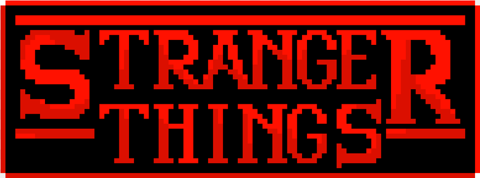 Stranger Things Logo, Text, Qr Code Free Png Download