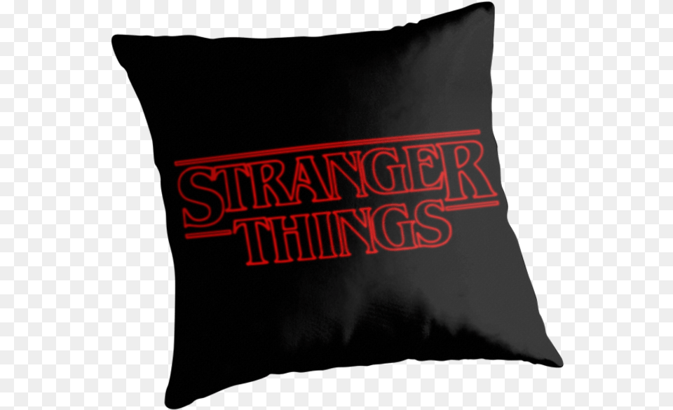 Stranger Things Logo, Cushion, Home Decor, Pillow, Adult Free Png Download