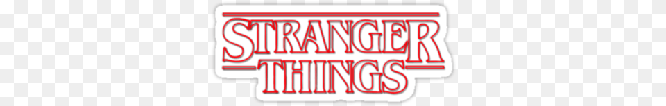 Stranger Things Logo Billy Stranger Things Power Ranger, Sticker, Text, Food, Ketchup Free Transparent Png