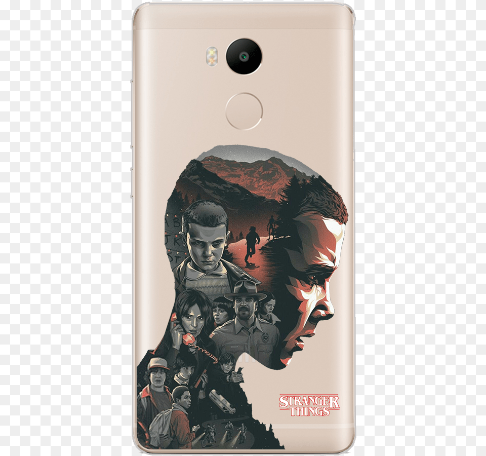Stranger Things Title, Electronics, Phone, Mobile Phone, Person Png Image