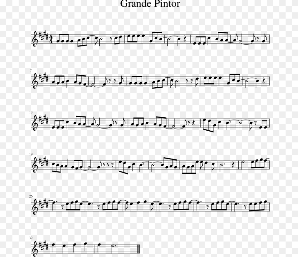 Strangers In The Night Partitura, Gray Free Png Download