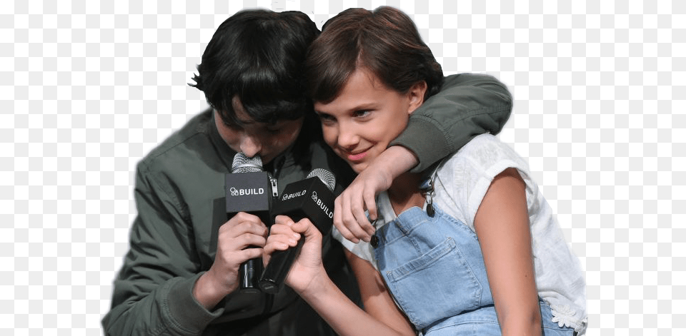 Strangerthings Milliebobbybrown Millieandfinn Once Stranger Things 011 Y Mike, Photography, Photographer, Person, Body Part Free Transparent Png