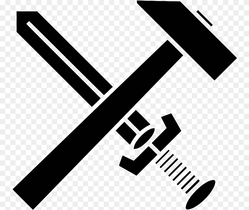 Strasserism Hammer And Sword Sword And Hammer Symbol, Device, Tool Free Png