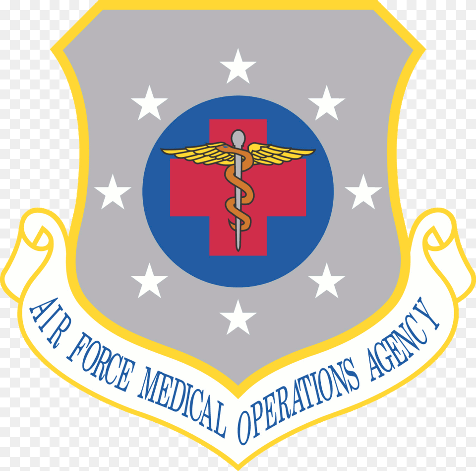 Stratcomm Awarded Contract With Afmo For Journal Publishing Air Force Medical Operations Agency, Logo, Symbol, Emblem, Badge Free Png