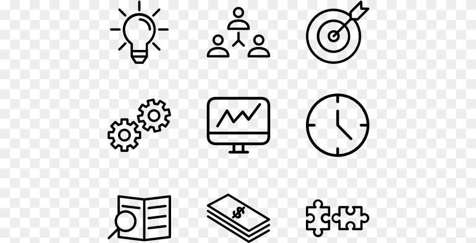 Strategy And Managemet Vector Graphics, Gray Free Transparent Png