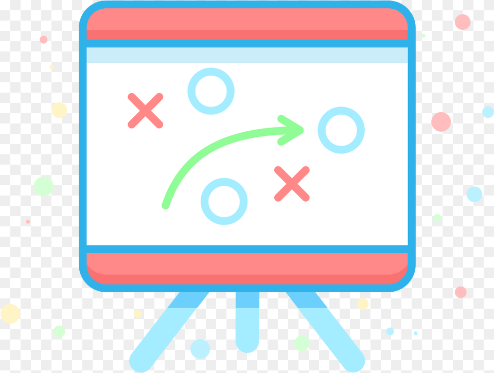 Strategy Icon Circle, White Board Png