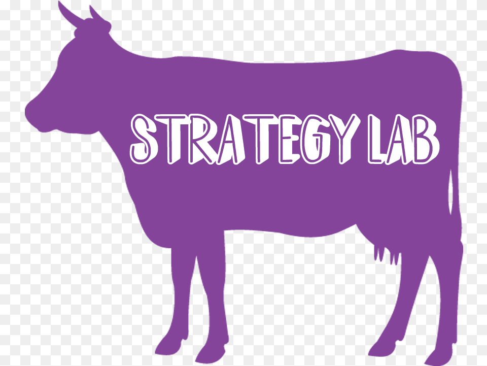 Strategy Lab Logo Dairy Cow, Animal, Cattle, Livestock, Mammal Free Png