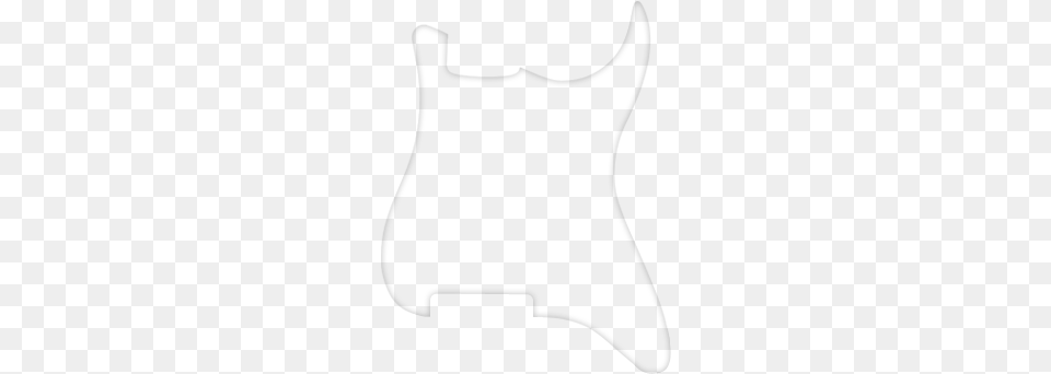 Stratocaster Pickguard Template, Gray Png Image