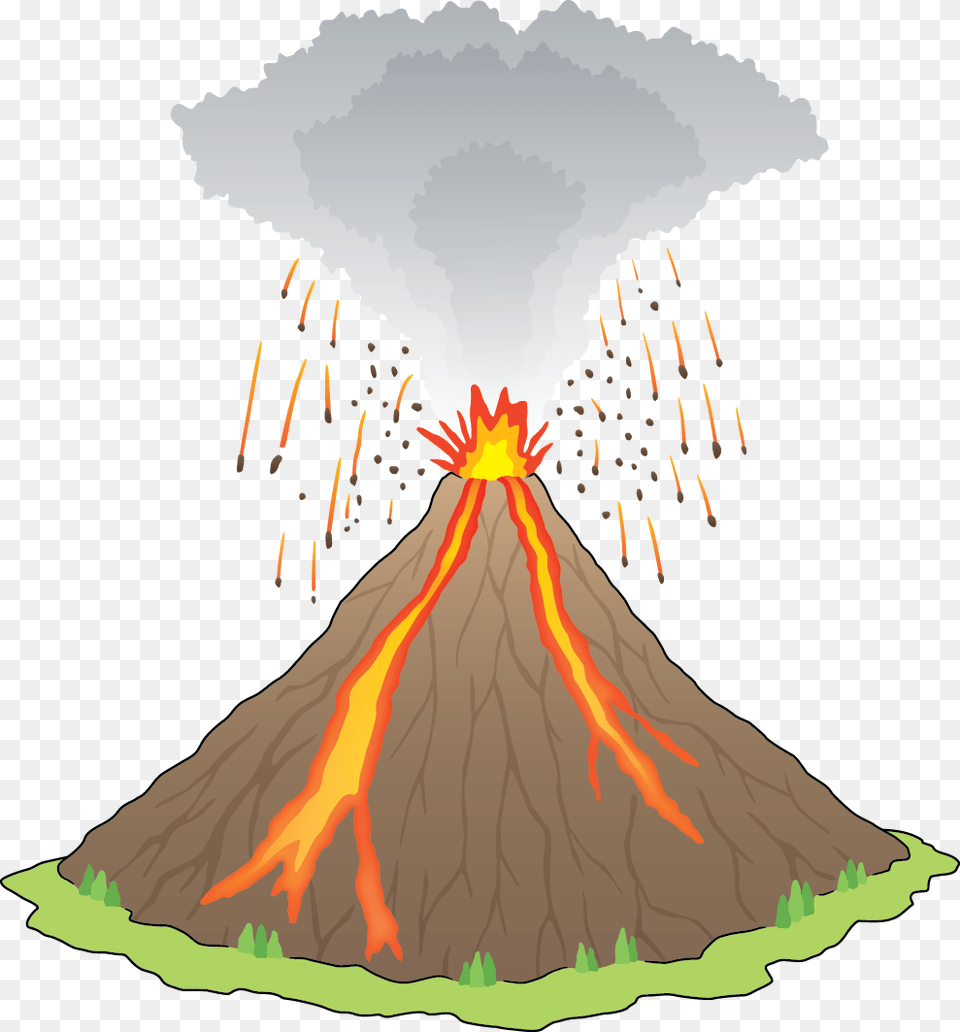 Stratovolcano, Mountain, Eruption, Volcano, Nature Png