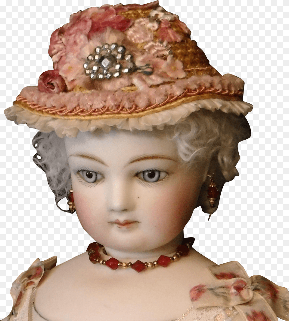 Straw Doll Hat Girl, Clothing, Necklace, Jewelry, Accessories Png