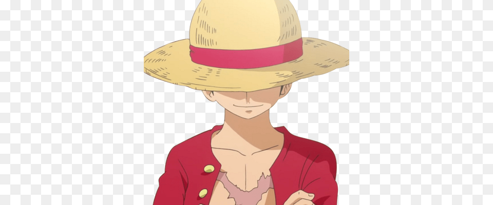 Straw Hat Luffy Straw Hat Luffy, Clothing, Sun Hat, Adult, Person Png Image