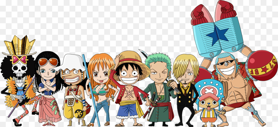 Straw Hat Pirates, Book, Comics, Publication, Baby Free Png