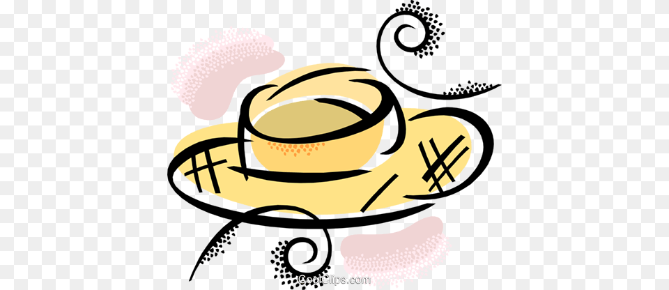 Straw Hat Royalty Vector Clip Art Illustration, Clothing, Cowboy Hat Free Png
