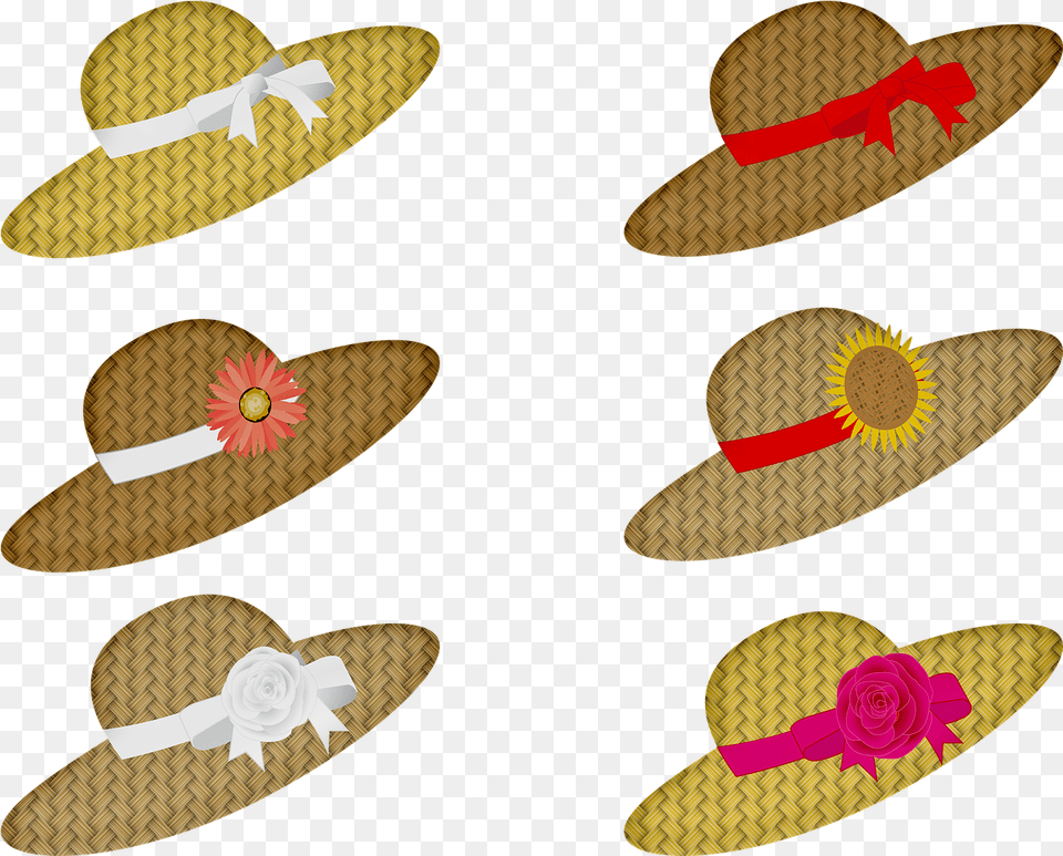 Straw Hat Womanu0027s Flowers Free Image On Pixabay Chapeu De Palha Com Flor, Clothing, Sun Hat, Countryside, Nature Png