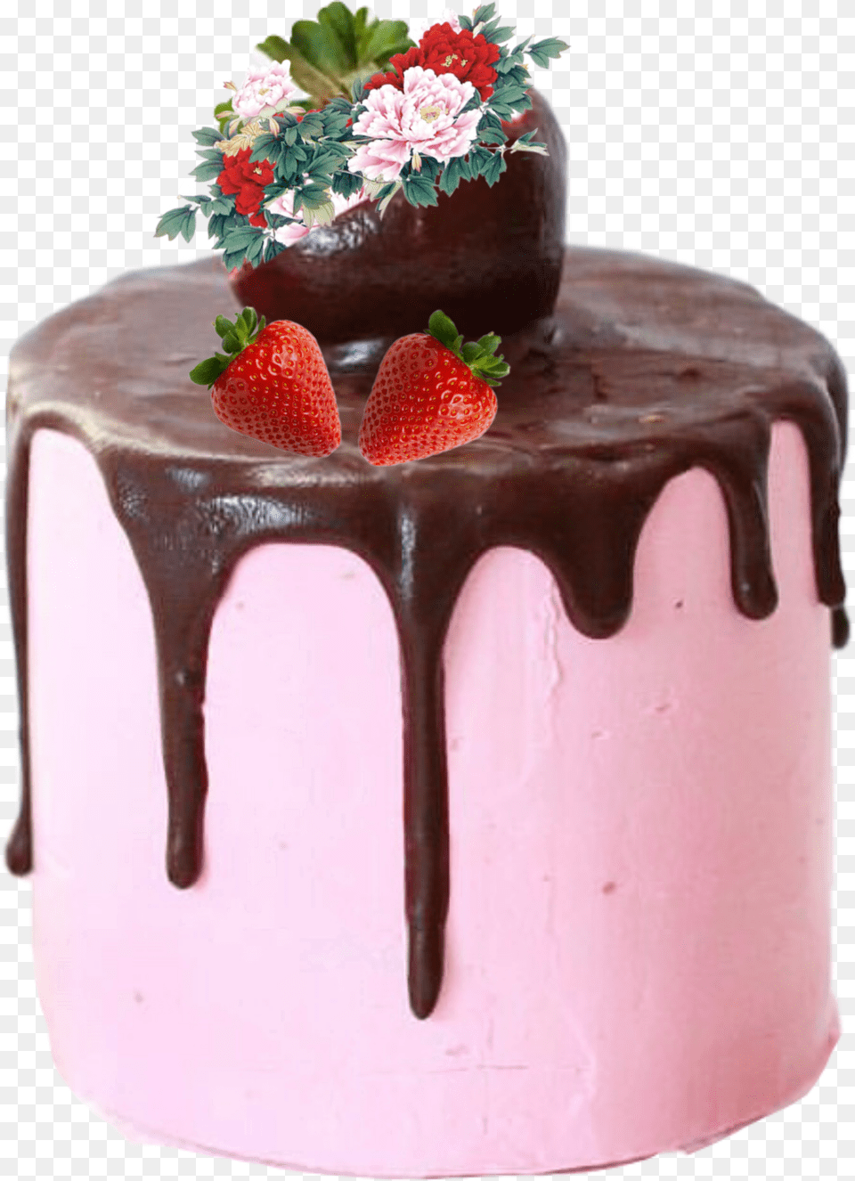 Strawberries Cake Chocolate Chocolate Cake, Birthday Cake, Cream, Dessert, Food Free Png