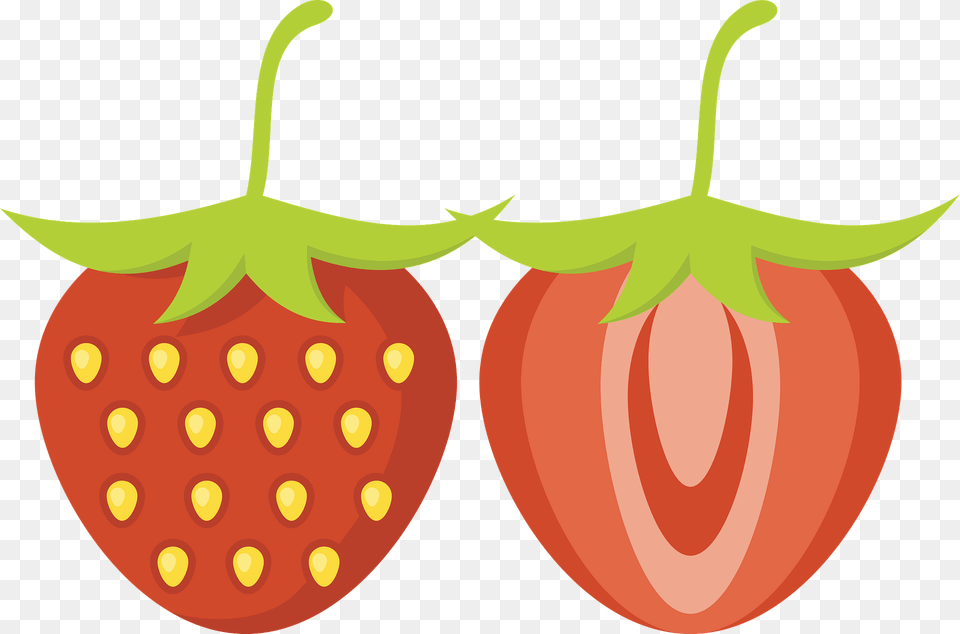 Strawberries Clipart, Strawberry, Produce, Plant, Fruit Png Image