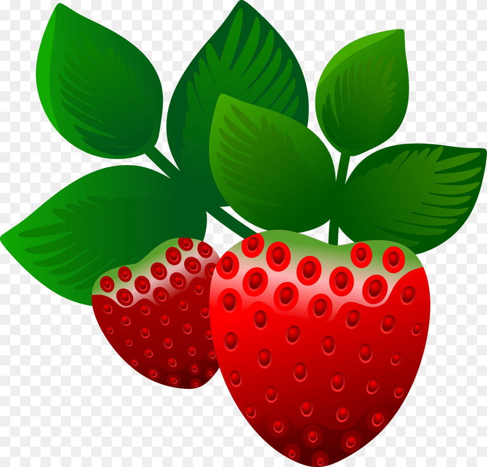 Strawberries Clipart, Berry, Food, Fruit, Plant Free Png
