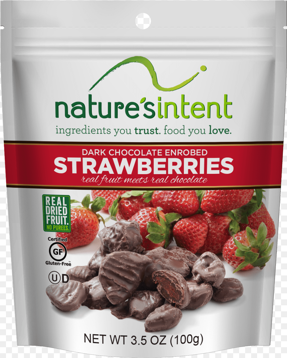 Strawberries Dark Chocolate Enrobed Nature39s Intent Chocolate Enrobed Figs, Berry, Food, Fruit, Plant Free Transparent Png