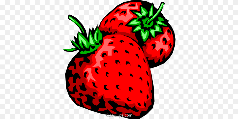 Strawberries Royalty Vector Clip Art Illustration, Berry, Food, Fruit, Plant Free Transparent Png