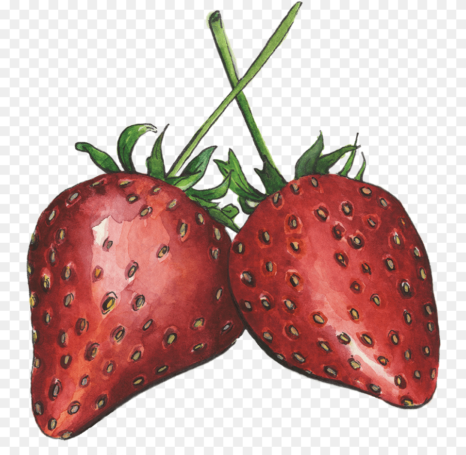 Strawberries Strawberry, Berry, Food, Fruit, Plant Free Transparent Png