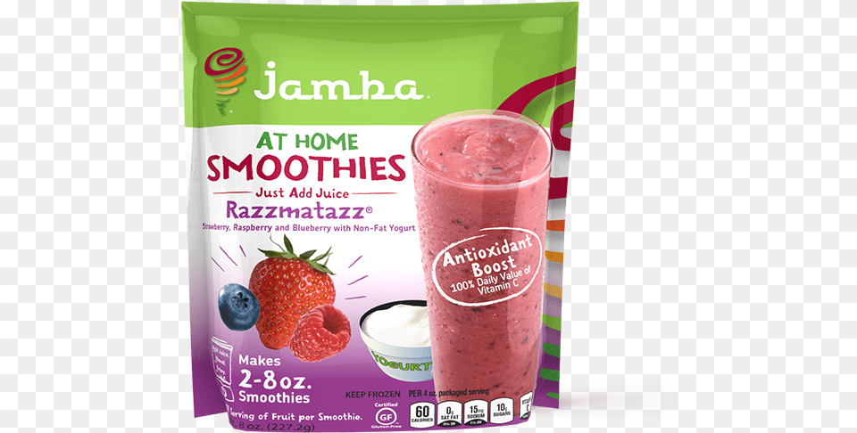 Strawberries Wild Jamba Juice, Beverage, Smoothie, Berry, Food Free Png Download
