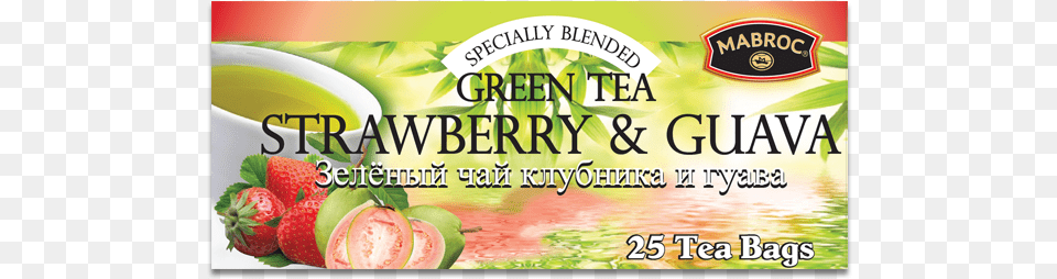 Strawberry, Tea, Beverage, Green Tea, Food Free Png Download