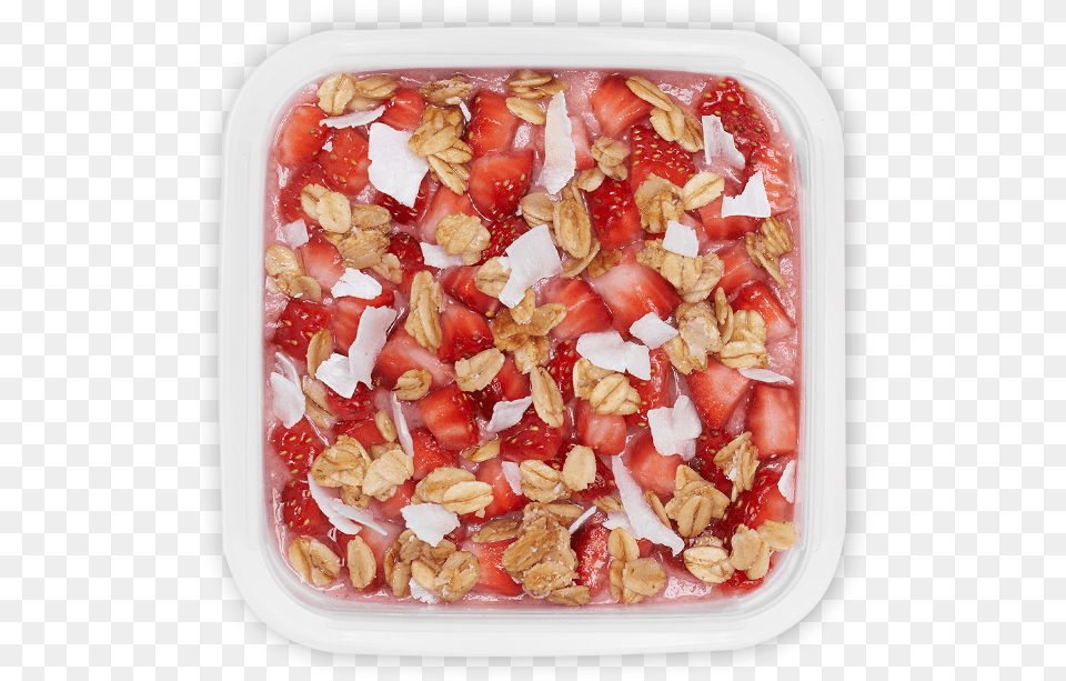 Strawberry, Food, Produce, Grain, Granola Png Image