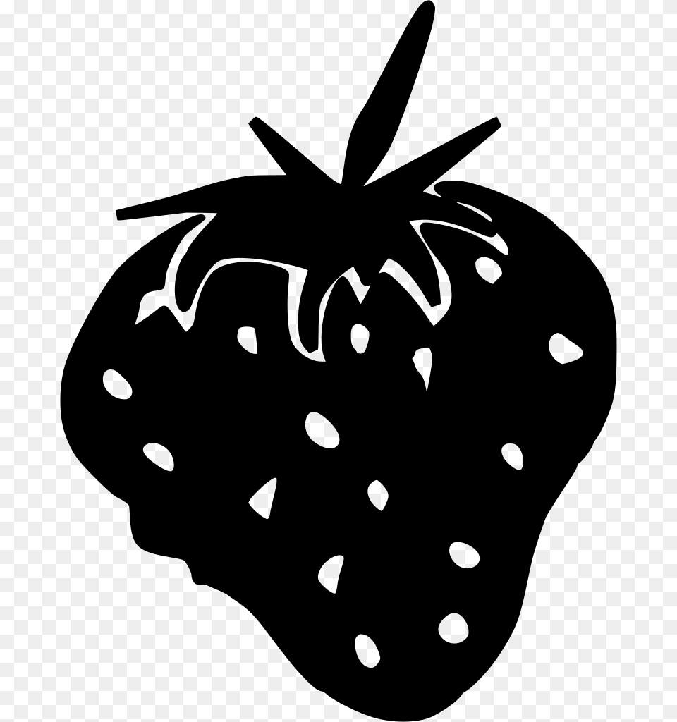 Strawberry, Gray Png