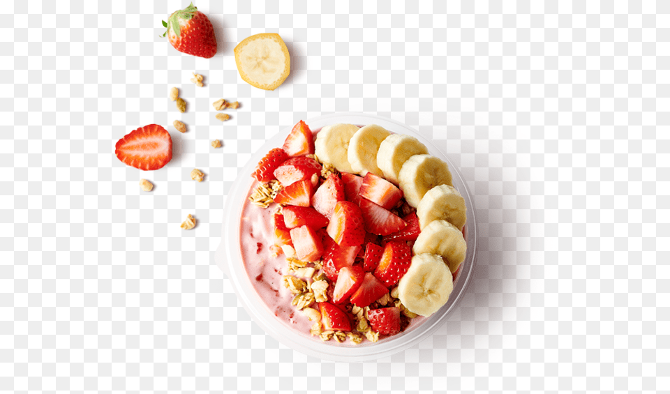 Strawberry, Banana, Produce, Plant, Fruit Free Png Download