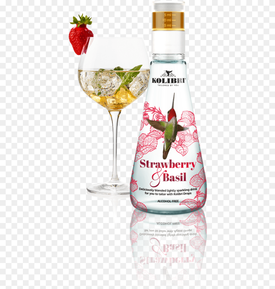 Strawberry Amp Basil Kolibri Getrnk, Alcohol, Cocktail, Beverage, Bird Free Png Download