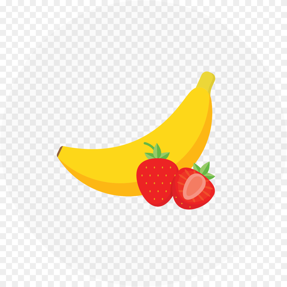 Strawberry And Banana, Food, Fruit, Plant, Produce Png Image