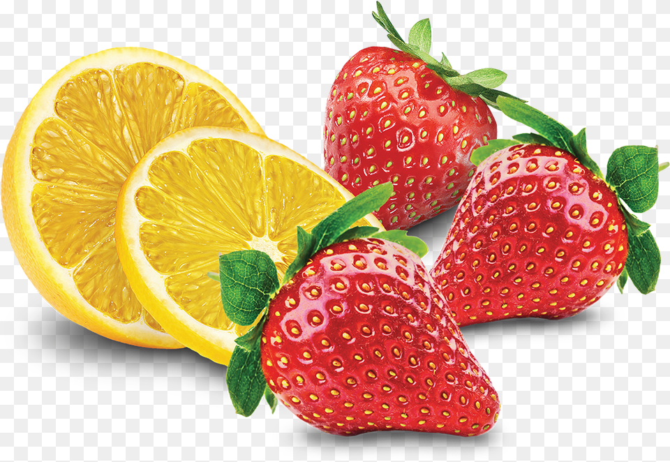 Strawberry And Lemon, Berry, Produce, Plant, Fruit Free Transparent Png