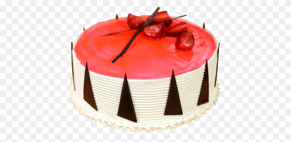 Strawberry Cake Regular Strawberry Cake Birthday Birthday Cake, Birthday Cake, Cream, Dessert, Food Free Transparent Png