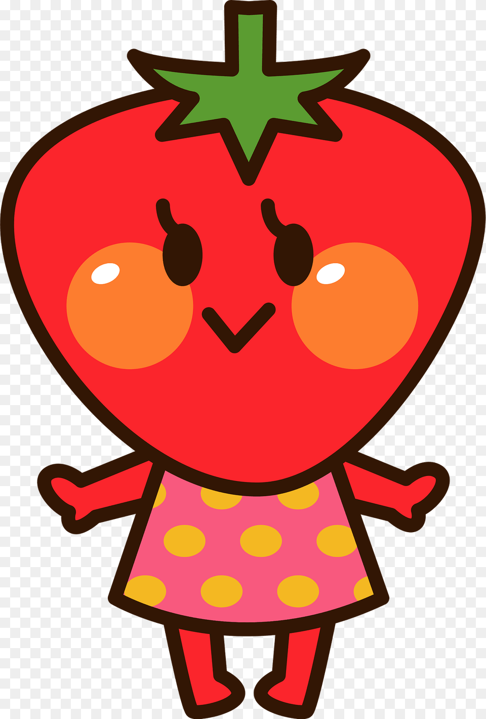 Strawberry Character Clipart, Berry, Food, Fruit, Plant Free Png Download