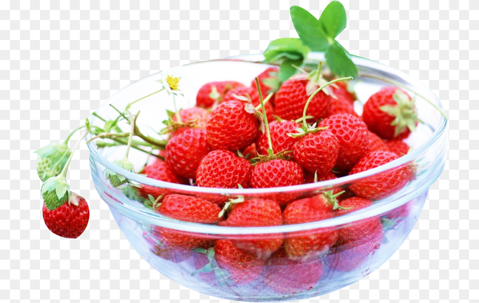Strawberry Christmas Cake Tart Birthday Cake Fruit Bowl Of Strawberries, Berry, Food, Plant, Produce Free Png Download