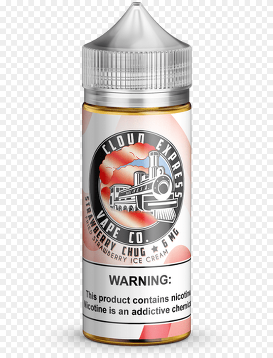 Strawberry Chug Cactus Cooler Vape Juice, Bottle, Can, Tin, Spray Can Free Png