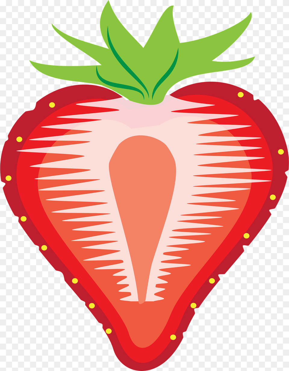 Strawberry Clipart, Berry, Food, Fruit, Plant Png Image