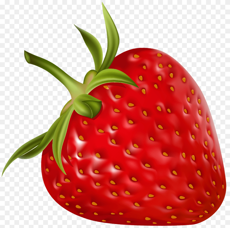 Strawberry Clipart, Berry, Food, Fruit, Plant Png