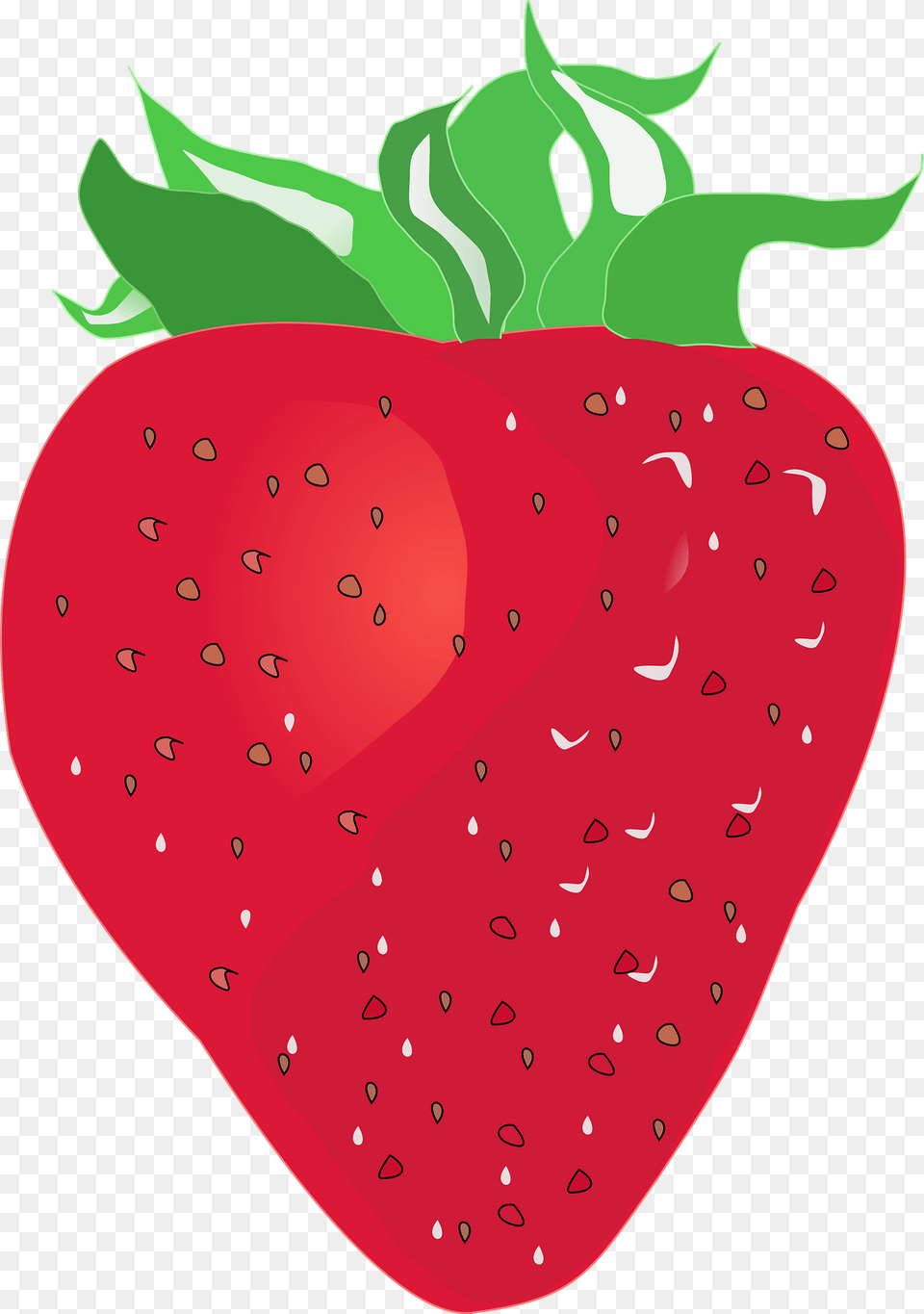 Strawberry Clipart, Berry, Food, Fruit, Plant Png Image