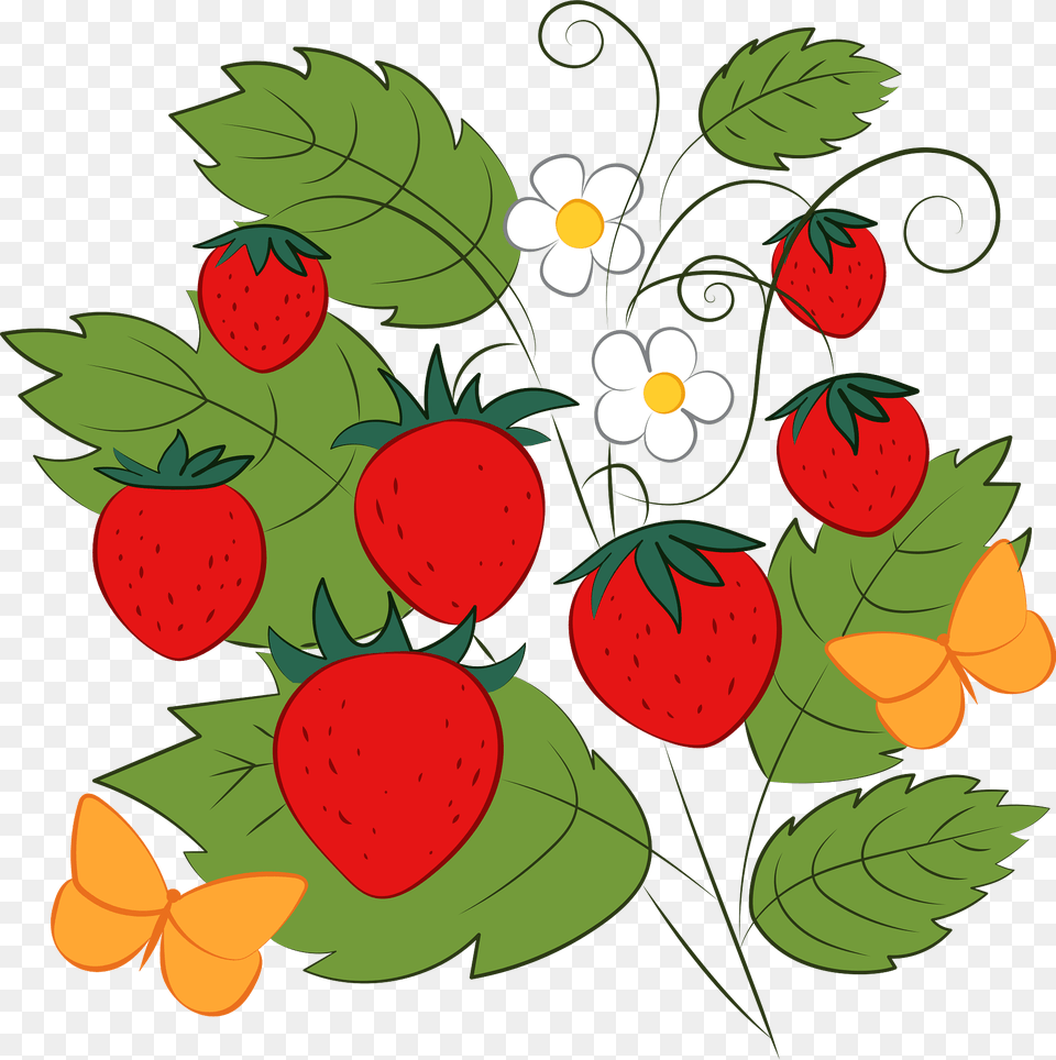 Strawberry Clipart, Berry, Food, Fruit, Produce Png