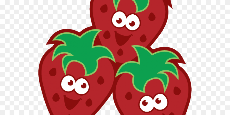 Strawberry Clipart Food Cute Fruit Clipart, Berry, Plant, Produce, Dynamite Free Png