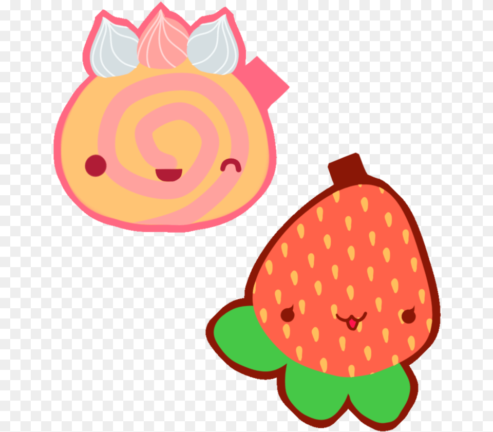 Strawberry Clipart Kawaii Kawaii Strawberry Cartoon, Berry, Food, Fruit, Plant Free Png Download
