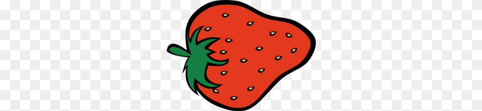 Strawberry Clipart Red Strawberry, Produce, Plant, Fruit, Food Free Png Download