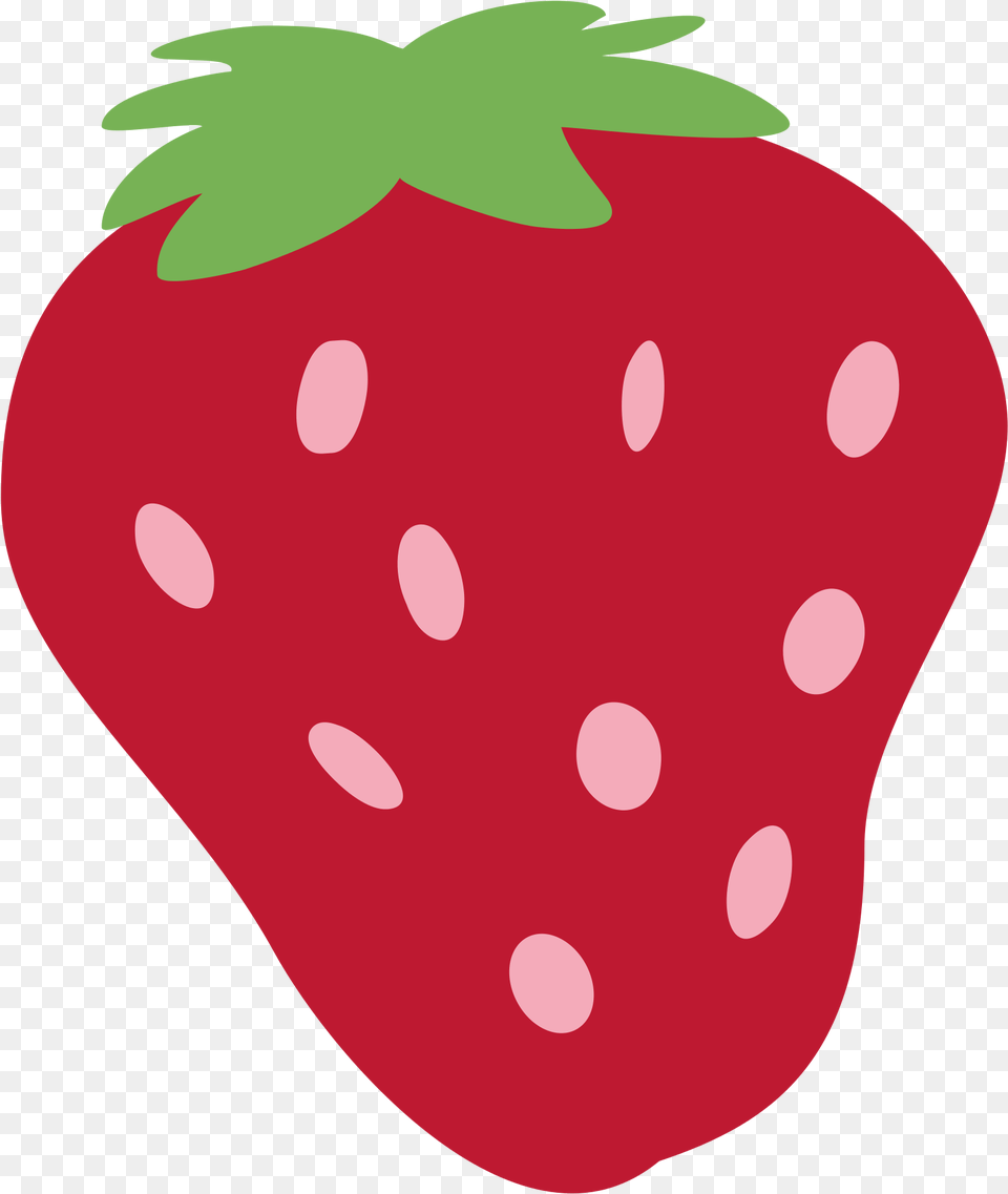 Strawberry Clipart Svg Strawberry Emoji Twitter, Berry, Food, Fruit, Produce Free Transparent Png