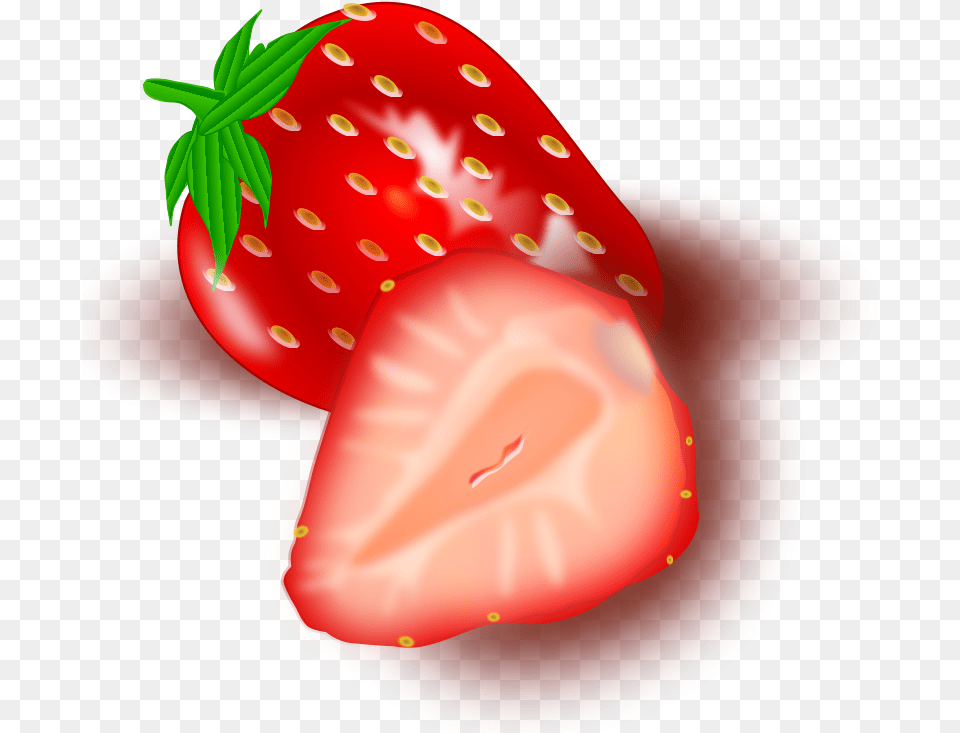 Strawberry Clipart Transparent Background, Berry, Food, Fruit, Plant Free Png Download