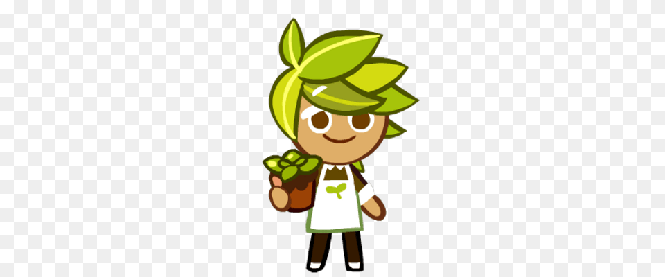 Strawberry Cookie Run Transparent, Green, Elf, Baby, Person Png