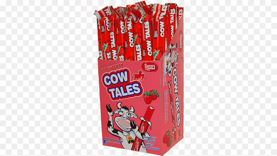 Strawberry Cow Tales Snack Sticks Strawberry Cow Tales Box 36 Count, Food, Sweets, Candy, Ketchup Png Image