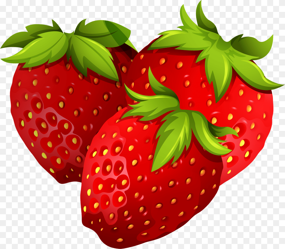 Strawberry Detailed Draw Strawberry Vector, Berry, Food, Fruit, Plant Free Png Download