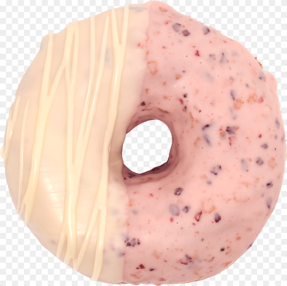 Strawberry Donut Strawberry Donut, Food, Sweets, Bread Free Png