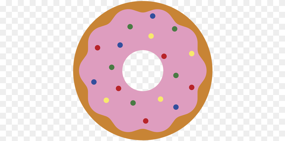 Strawberry Doughnut Icon Dessert Circle, Food, Sweets, Donut, Birthday Cake Png